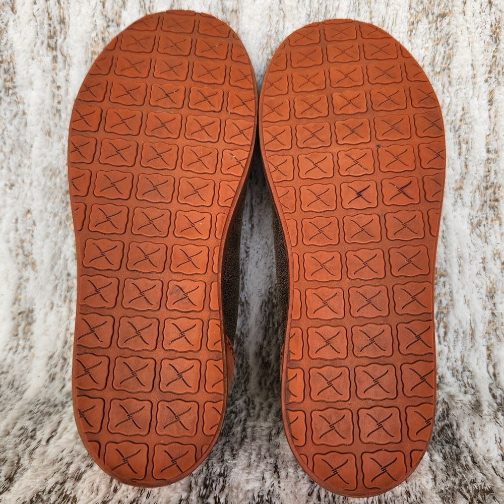 Twisted X WCA0001 "Driving Moc Flat" Slip-On Sunburn/Bomber Fringe, Women's 7.5 - Picture 8 of 11